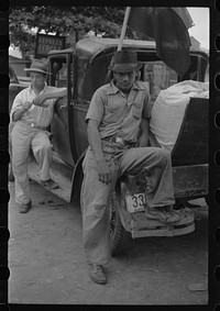 Yabucoa, Puerto Rico. A sugar worker on strike at the sugar mill. Sourced from the Library of Congress.