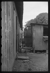[Untitled photo, possibly related to: Yabucoa, Puerto Rico. In the mill village at the sugar mill]. Sourced from the Library of Congress.