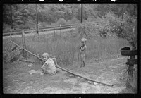 Coal miner's children (see 50110). Marine, West Virginia. Sourced from the Library of Congress.