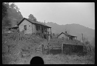 [Untitled photo, possibly related to: Fence gate in coal miner's front yard, Mohegan, West Virginia]. Sourced from the Library of Congress.
