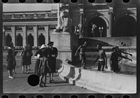 [Untitled photo, possibly related to: Swimming in fountain across from Union Station, Washington, D.C.]. Sourced from the Library of Congress.