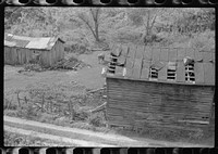 Section of farm on main highway between Morgantown and Elkins, West Virginia. Sourced from the Library of Congress.