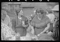 [Untitled photo, possibly related to: Women at Sunday school picnic, Jere, West Virginia] by Marion Post Wolcott