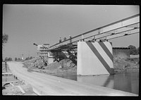 [Untitled photo, possibly related to: Construction of new bridge, Tygart Valley Homesteads, West Virginia]. Sourced from the Library of Congress.