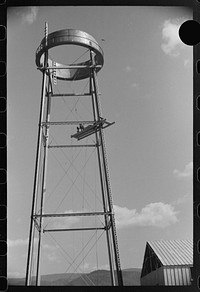 [Untitled photo, possibly related to: Construction of Dimension Plant at Tygart Valley, West Virginia]. Sourced from the Library of Congress.