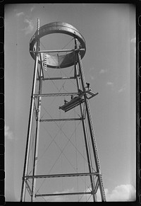 [Untitled photo, possibly related to: Construction of Dimension Plant at Tygart Valley, West Virginia]. Sourced from the Library of Congress.