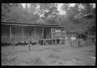 [Untitled photo, possibly related to: Coal miner's home, company house, the "Patch," Cassville, West Virginia]. Sourced from the Library of Congress.