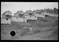 [Untitled photo, possibly related to: Company houses and shacks, Pursglove, West Virginia]. Sourced from the Library of Congress.