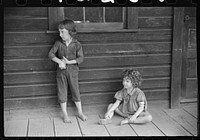 Coal miner's children, abandoned mining town, Jere, West Virginia by Marion Post Wolcott