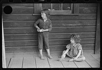 [Untitled photo, possibly related to: Coal miner's children, abandoned mining town, Jere, West Virginia]. Sourced from the Library of Congress.