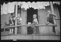 Coal miner's children and wife, Pursglove, West Virginia by Marion Post Wolcott