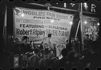[Untitled photo, possibly related to: "Double bodied, both sexes." Believe it or not, outdoor carnival, Granville, West Virginia]. Sourced from the Library of Congress.