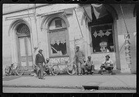 Street corner, Montgomery, Alabama. Sourced from the Library of Congress.