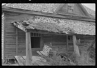 Sharecropper's home, Greene County, Georgia. Sourced from the Library of Congress.