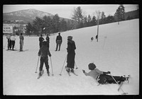 [Untitled photo, possibly related to: Local schoolchildren of North Conway, New Hampshire, have ski races on Saturdays on Cranmore Mountain]. Sourced from the Library of Congress.