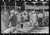 Spectators at Shelby County Horse Show and Fair. Shelbyville, Kentucky. Sourced from the Library of Congress.