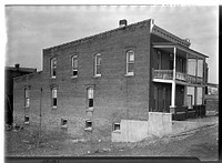 The old Rawlings Tavern. Shawneetown, Illinois. General Lafayette stayed here by Russell Lee