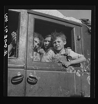 Children of migrant agricultural workers in California by Dorothea Lange