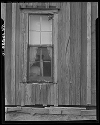 Detail of Texas Panhandle tenant farmer's house. He is now abandoning this house after twenty years effort to farm successfully. Sourced from the Library of Congress.