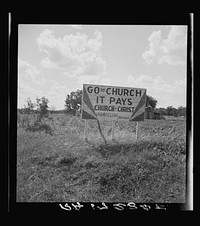Georgia road sign. Sourced from the Library of Congress.
