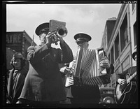 [Untitled photo, possibly related to: Trio. Salvation Army, San Francisco, California] by Dorothea Lange