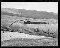 [Untitled photo, possibly related to: Desert stock farm, south central Washington, in region where much land has been overgrazed. Washington, Klickitat County]. Sourced from the Library of Congress.