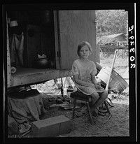 Motherless migrant child. Washington, Toppenish, Yakima Valley by Dorothea Lange