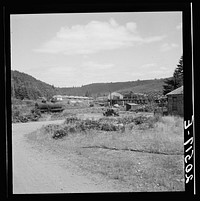 Untitled photo, possibly related to: Western Washington, Grays Harbor County, Malone, Washington. Company houses of closed mill, now mainly occupied by Works Projects Administration (WPA) workers.. Sourced from the Library of Congress.