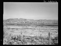 View of the valley from Dazey farm. Homedale district, Malheur County, Oregon. See general caption number 66. Sourced from the Library of Congress.