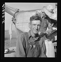 Oklahoman, worked three years as farm laborer, starts next year on his own place. Quit school after third day. Can neither read nor write. Is "best farm laborer" this farmer ever had. Near Ontario, Malheur County, Oregon. Sourced from the Library of Congress.