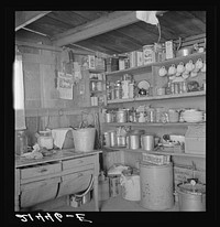 Corner of Dazey kitchen. Homedale district, Malheur County, Oregon. Sourced from the Library of Congress.