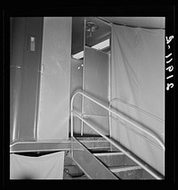 Interior of shower bath unit. FSA (Farm Security Administration) camp. Merrill, Klamath County, Oregon. Sourced from the Library of Congress.