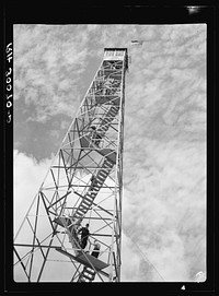Firetower. Allegan Project, Michigan by Russell Lee