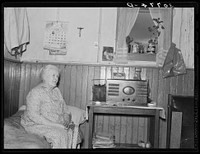 Mother of John Lynch, farmer, Williams County, North Dakota. She was one of the earliest homesteaders by Russell Lee