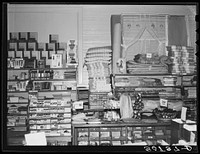Interior of general store. Ray, North Dakota by Russell Lee