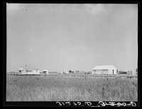 [Untitled photo, possibly related to: Southeast Missouri Farms. New farmstead unit] by Russell Lee