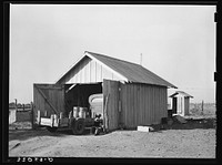 Garbage and privy of FSA (Farm Security Administration) client. Hidalgo County, Texas by Russell Lee