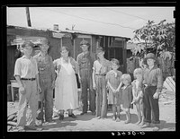 [Untitled photo, possibly related to: Residents of camp near Mays Avenue. Oklahoma City, Oklahoma. See general caption no. 21] by Russell Lee