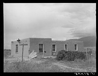 Home of Spanish-American farm family. Taos County, New Mexico by Russell Lee