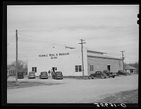 Warehouse of the Kimble County Wool and Mohair Company. Junction, Texas by Russell Lee