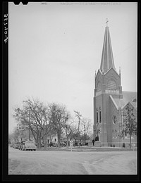 Easter Sunday. Granger, Texas by Russell Lee