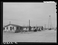 Houses of oil field workers in Hobbs, New Mexico by Russell Lee