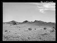 [Untitled photo, possibly related to: Dike near Pie Town, New Mexico] by Russell Lee