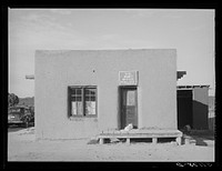 Post office. Penasco, New Mexico by Russell Lee