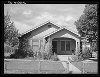 Home of Mormon farmer who lives in the town of Santa Clara, Utah. See general caption by Russell Lee