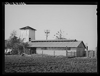 [Untitled photo, possibly related to: Farmstead of Carl Rubel, successful dairy farm operator. Yuba County, California] by Russell Lee