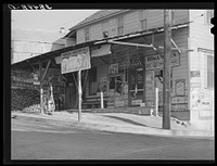 Grocery store. Loomis, Placer County, California by Russell Lee