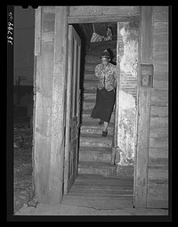 Entrance to second floor of rooming house. Chicago, Illinois by Russell Lee