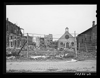 [Untitled photo, possibly related to: Chicago, Illinois. Scene in  section] by Russell Lee