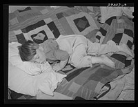 Child of Mr. Browning, FSA (Farm Security Administration) rehabilitation borrower. Dead Ox Flat, Malheur County, Oregon by Russell Lee